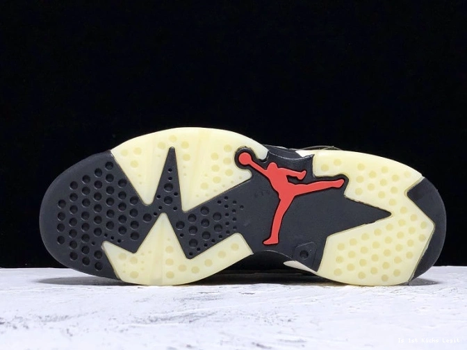 Scott x Travis Jordan Olive 6 CN1084-200 Medium Air 0729